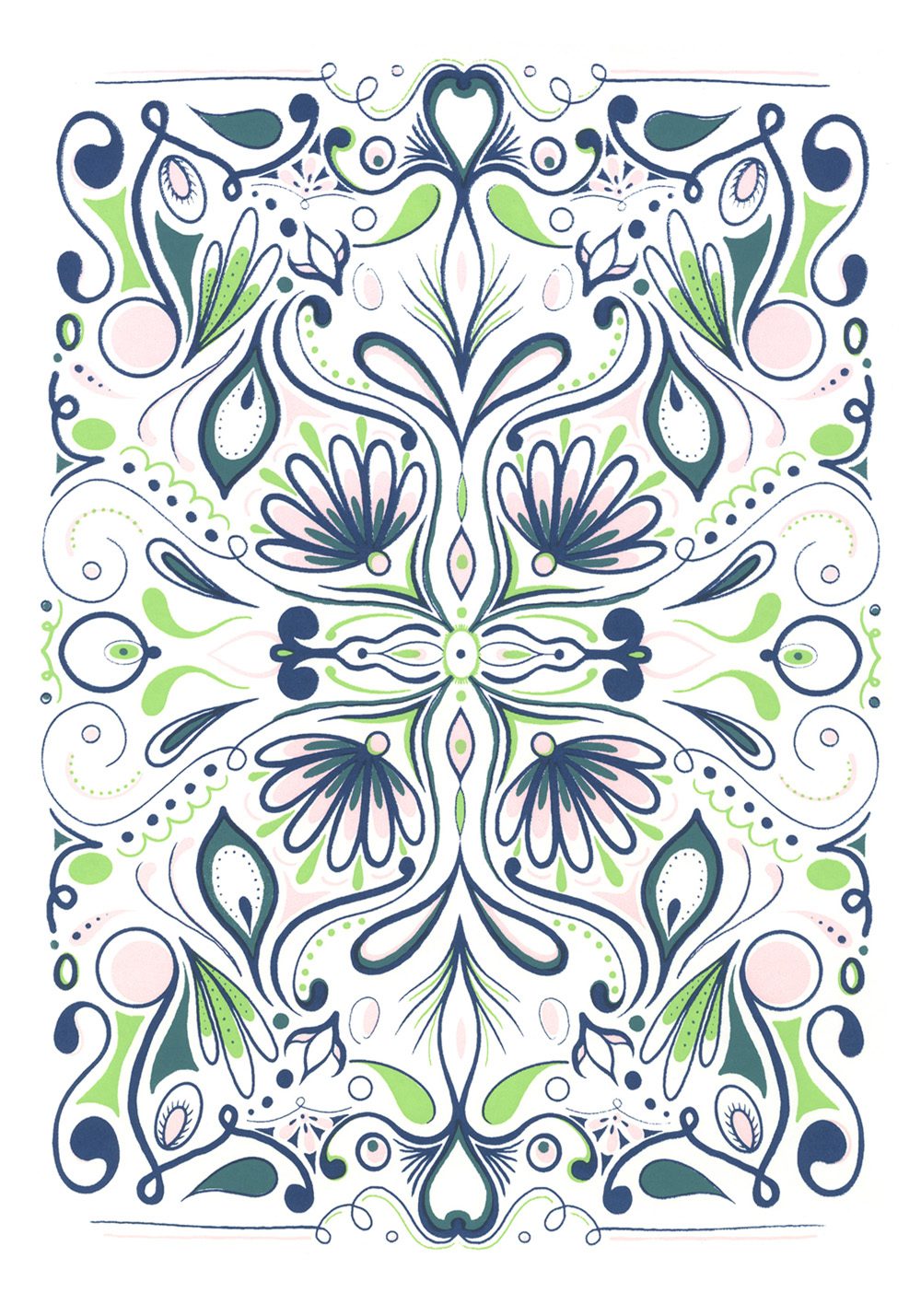 Wildflower Screen Print (Project 2)