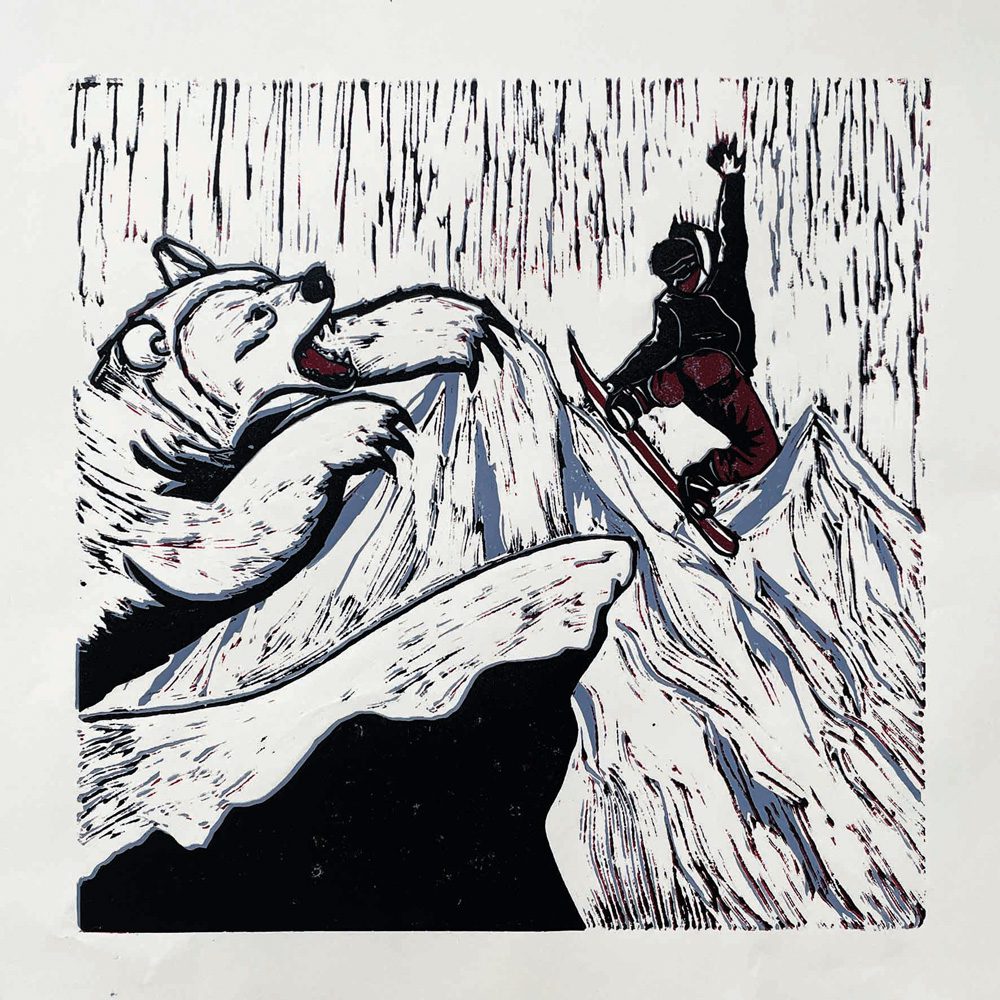 2 The Bear and the Snowboarder