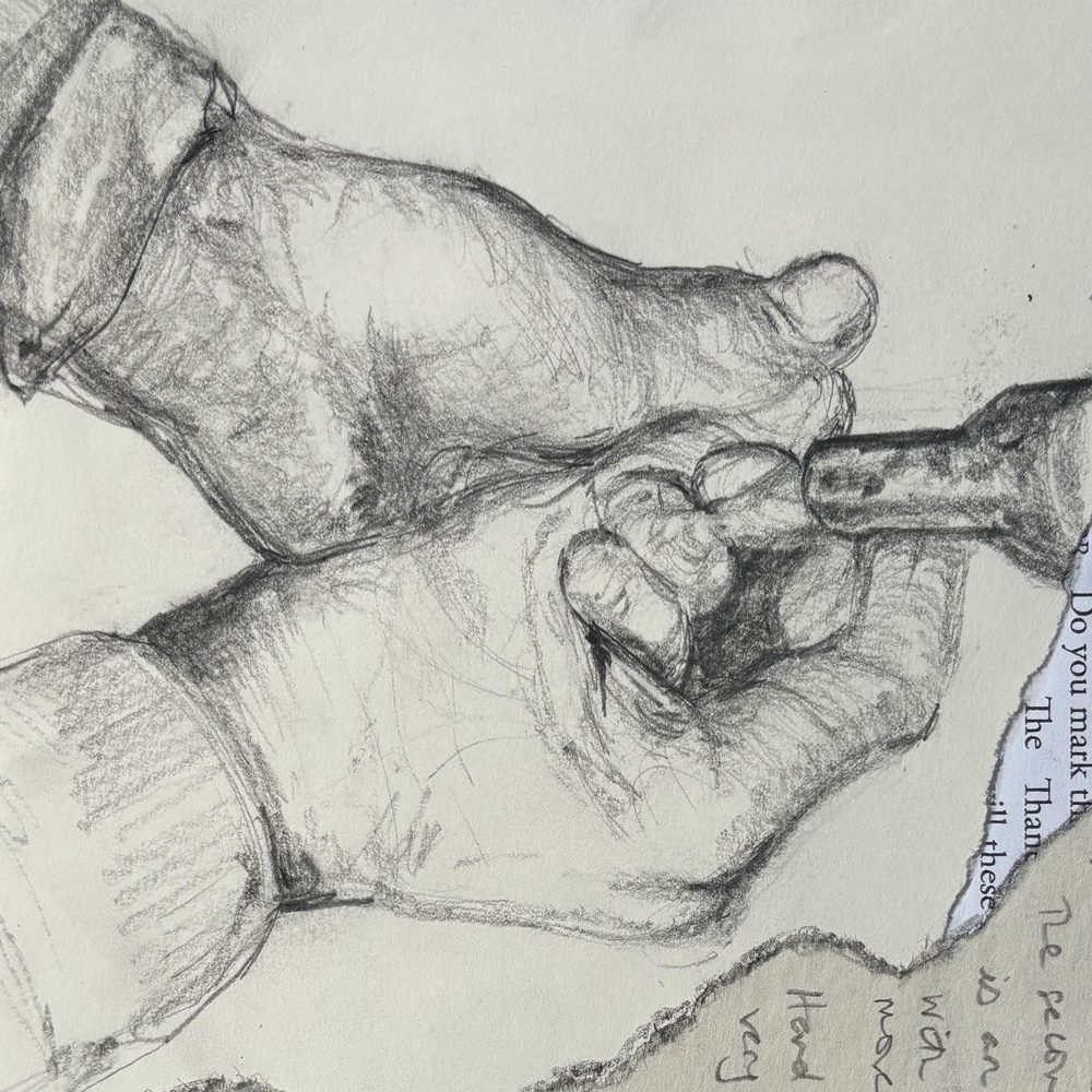 Lou-Fernandez---Project-01----150mm-x-150mm-300dpi-RGB Pencil drawing: Out Damned Spot