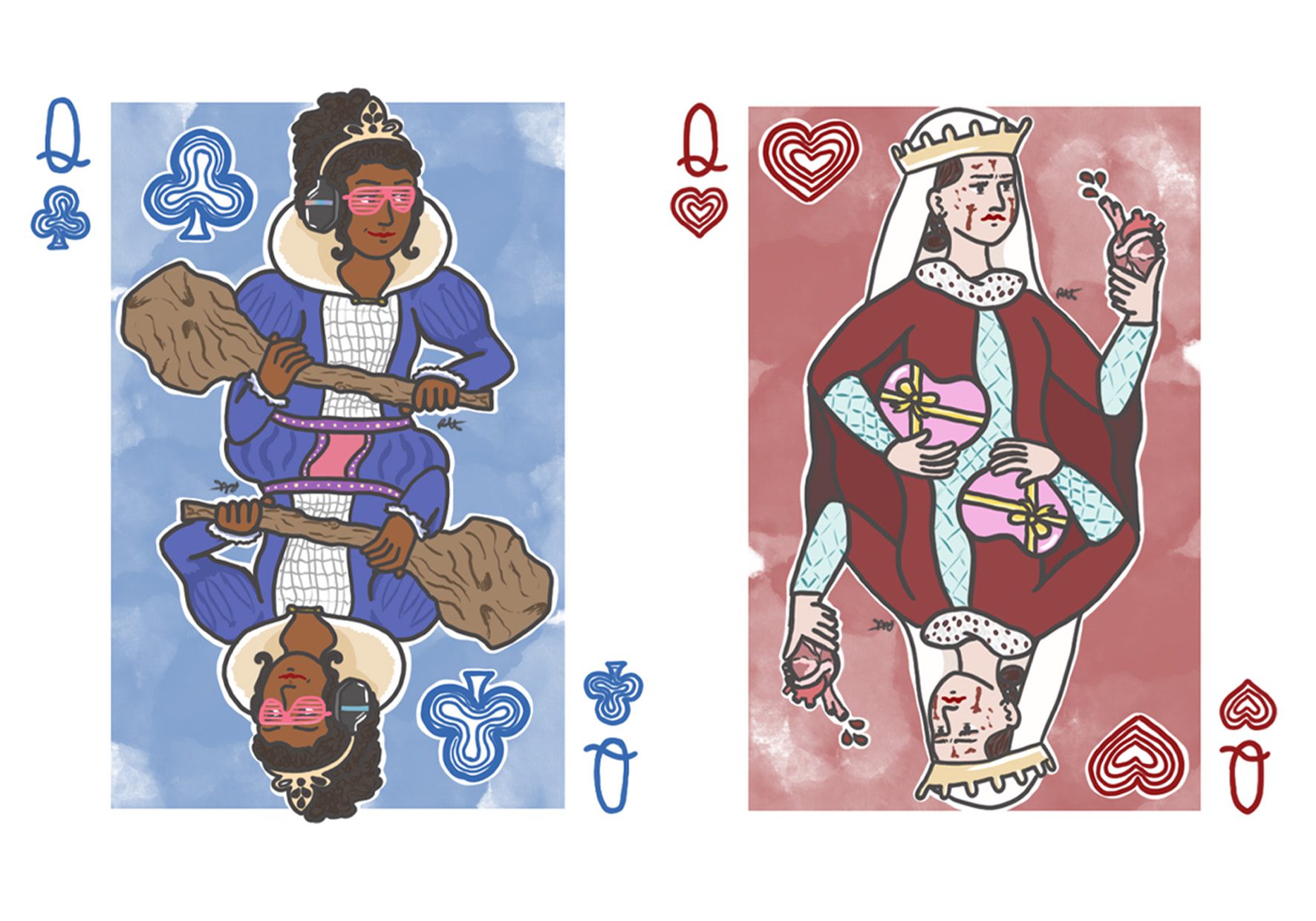 Playing Card Queens