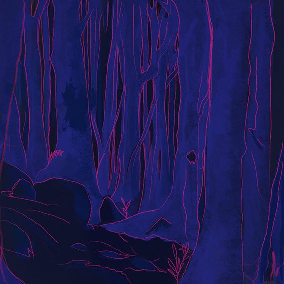 'Untitled' Forest Scene. Catalog Photo 2