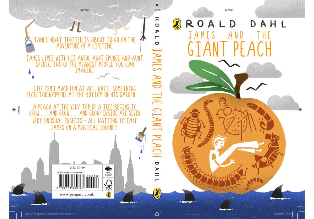 Penguin Design Award James and the Giant Peach 150x105mm 300dpi RGB