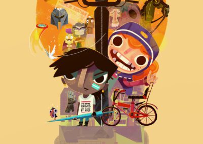 Knights And Bikes Poster