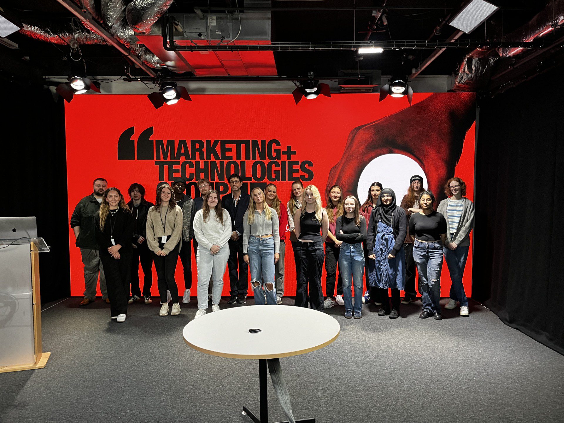 Student visit to Marketing+Technologies Group